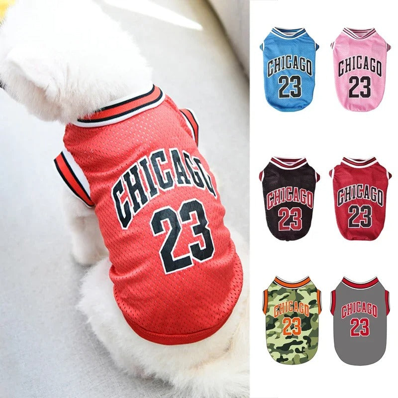 Summer Dog Clothes Sport Jersey